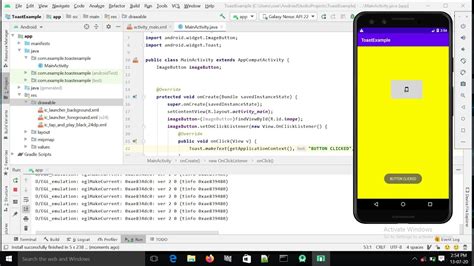 Use Toast In Android Studio