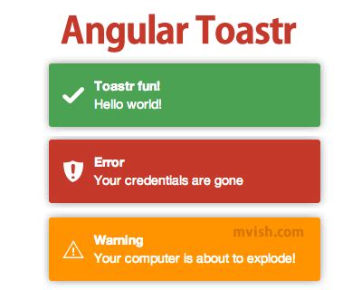 Use Toaster In Angular