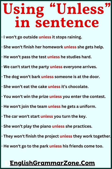 use until and unless together in a sentence examples