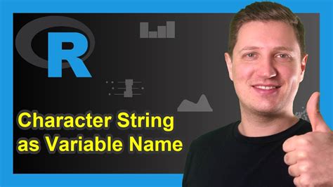 use variable name as string r