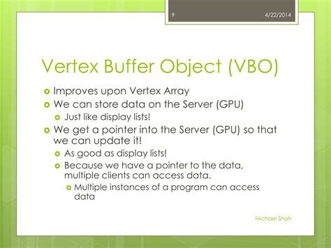Use Vertex Buffer Object