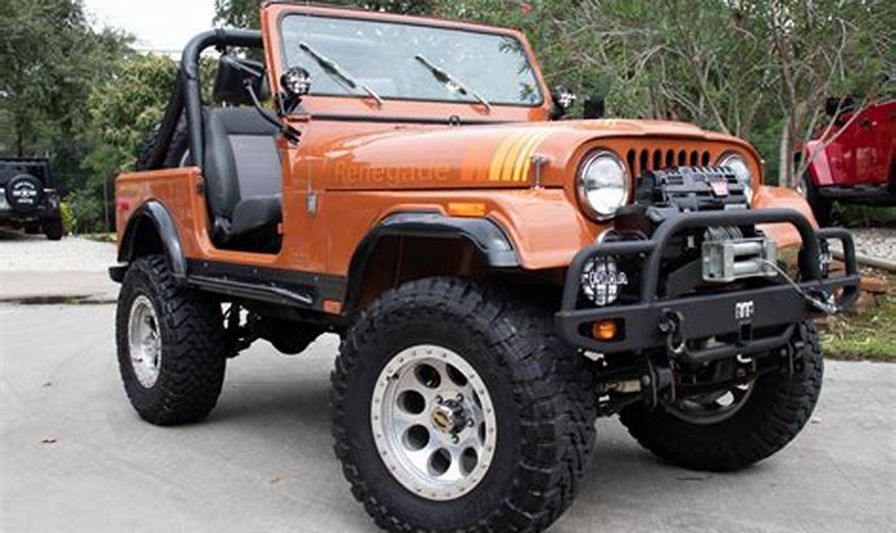 used 1980 jeep wrangler for sale