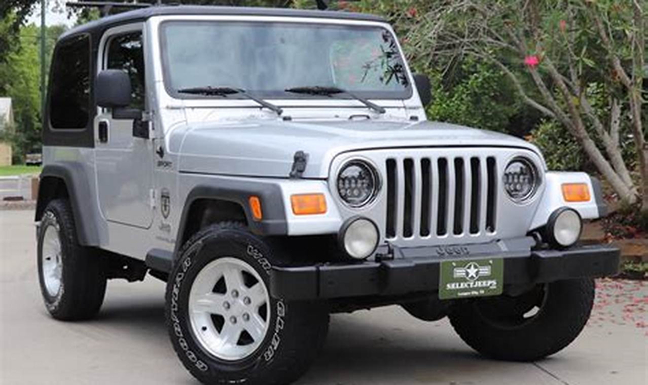 used 2001 to 2005 jeep wrangler for sale in georgia