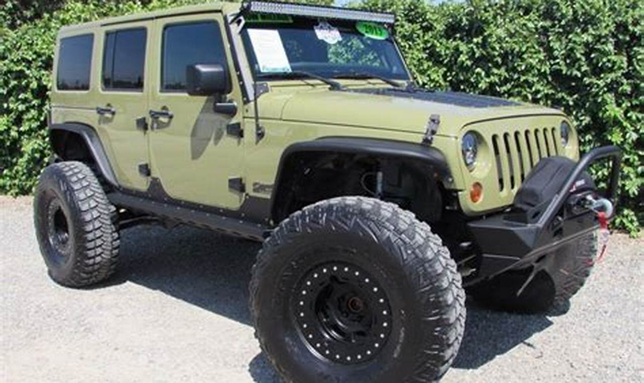 used 4 door jeep wrangler for sale in indiana