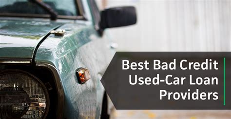 used car loans for bad credit