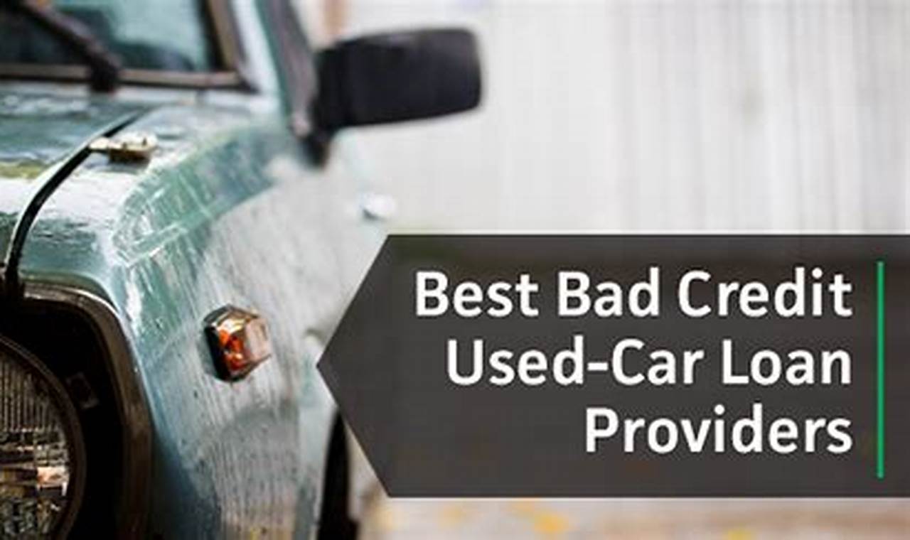 used car with bad credit