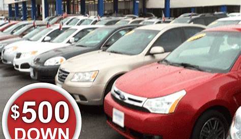Used Cars for bad credit. Auto financing for scores under 500
