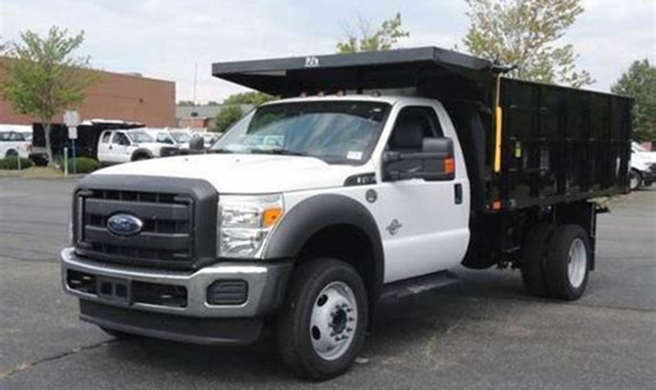 used ford f450 dump trucks for sale