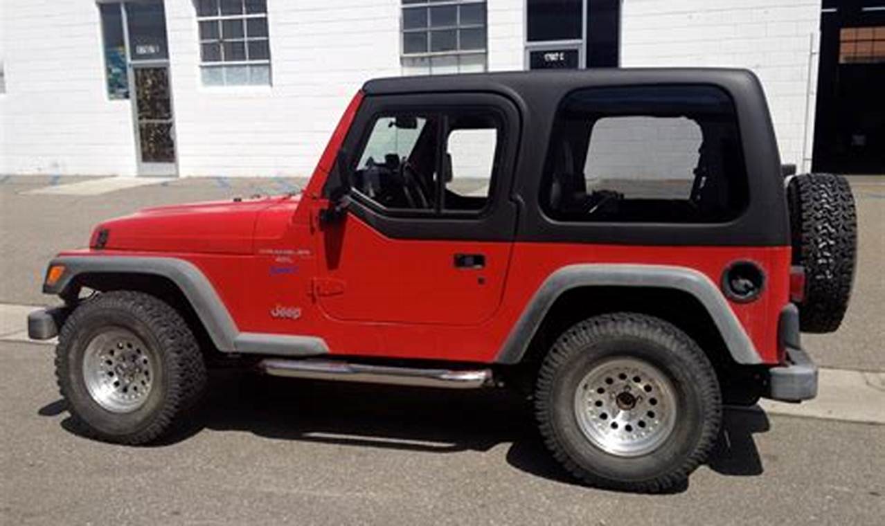 used jeep tj hard tops for sale