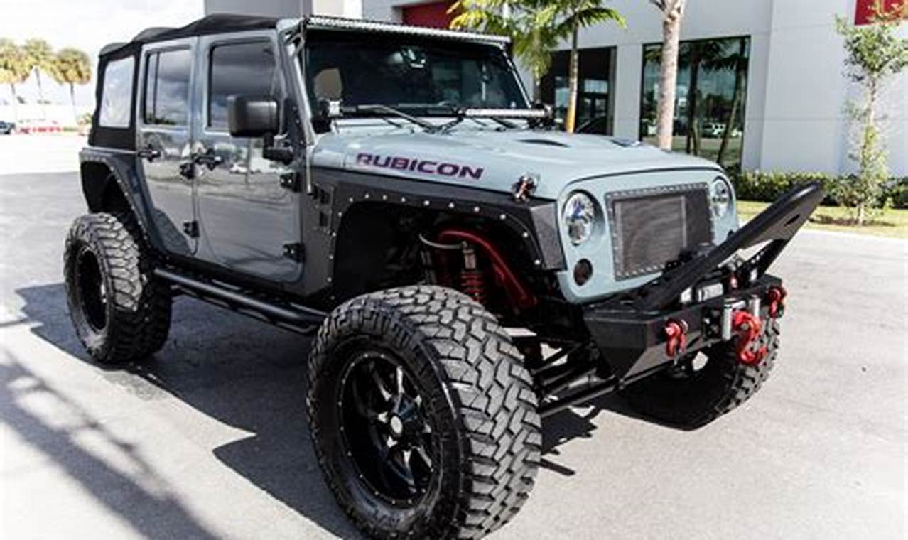 used jeep unlimited rubicon for sale