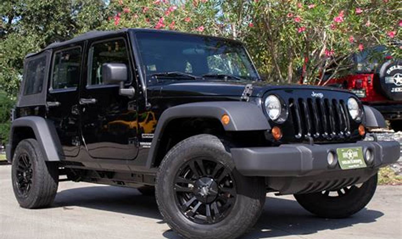 used jeep wrangler for sale in el paso texas