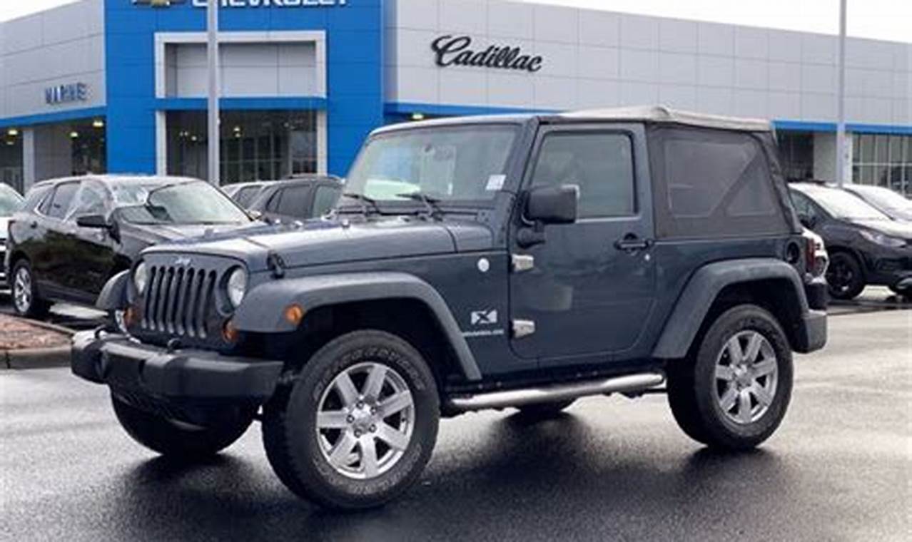 used jeep wrangler for sale in fayetteville nc