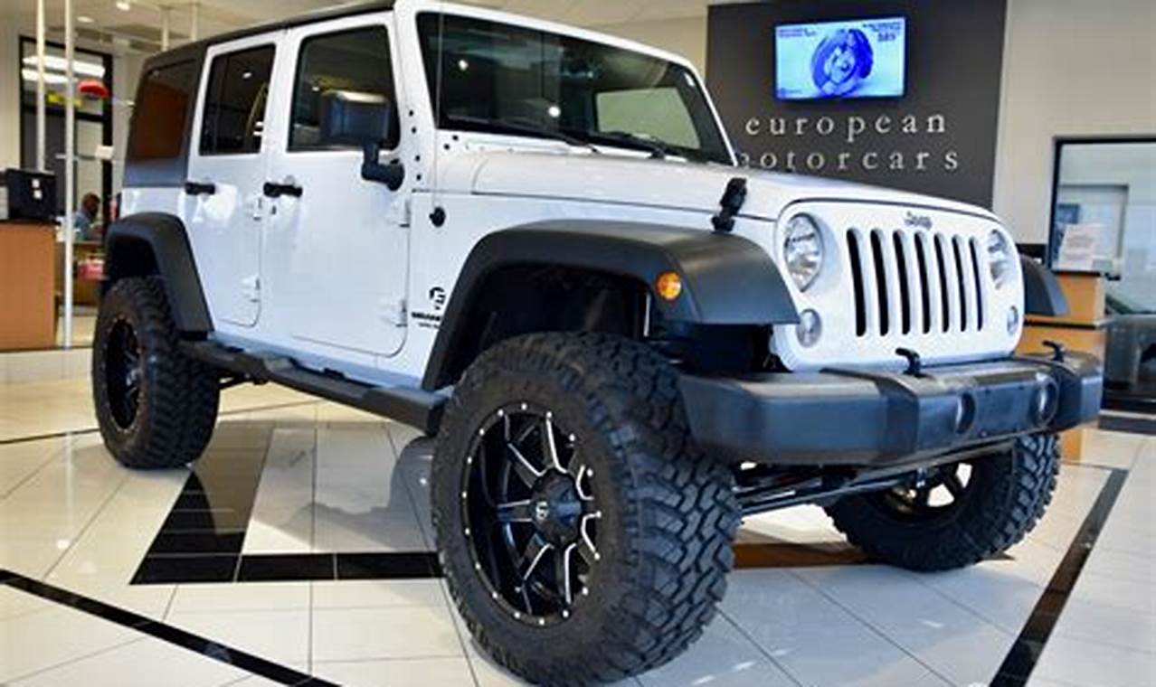 used jeep wrangler unlimited for sale in ct