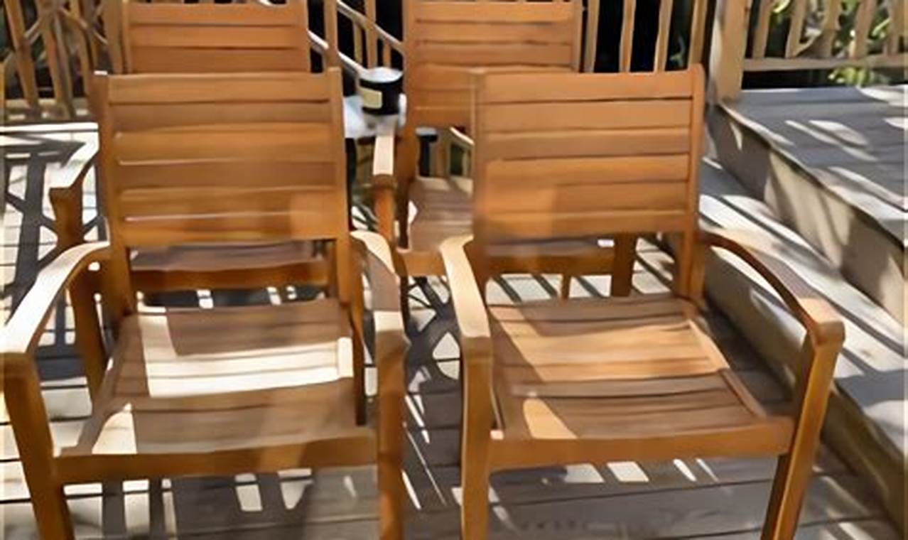 used teak outdoor furniture for sale