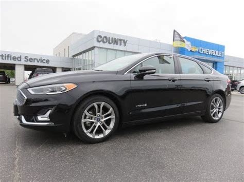 used black 2021 ford fusion