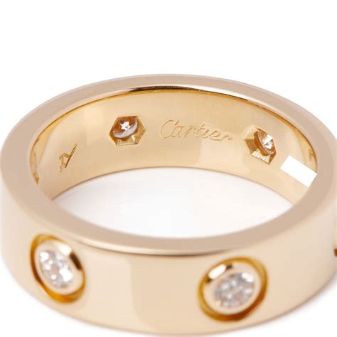 used cartier love ring size 8