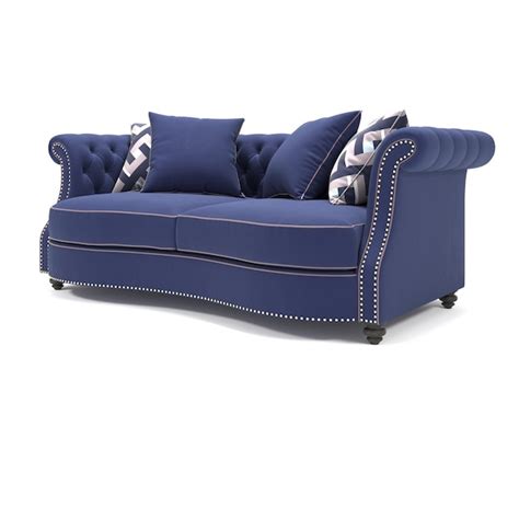 Used Navy Blue Sofa