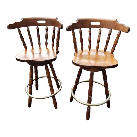 Used Oak Bar Stools