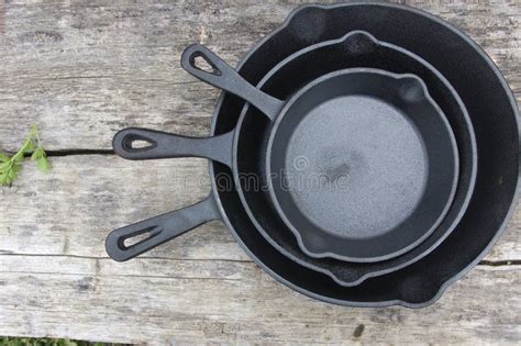 Used Pans Cooking