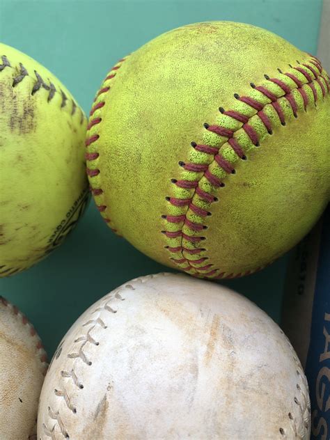 Used Softballs