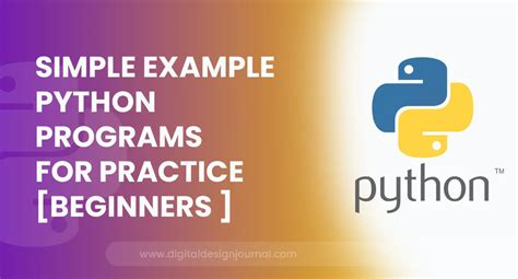 useful python programs for beginners