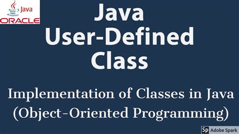 user defined class in java example