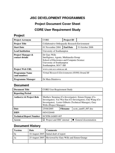 user experience requirements examples