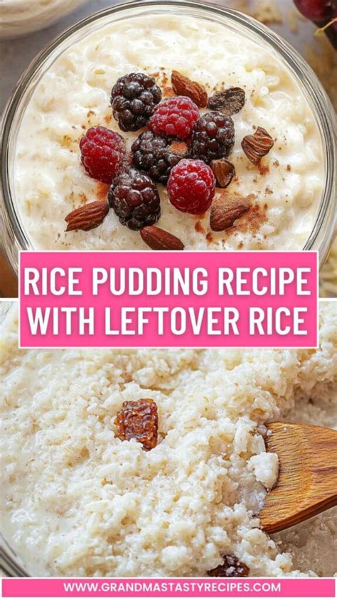 Uses For Leftover Rice Pudding