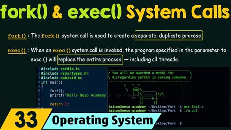 Uses Of Fork And Exec System Calls
