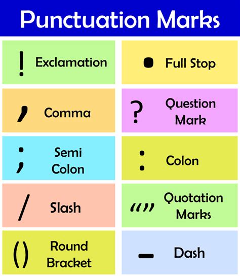 uses of punctuation marks with examples pdf
