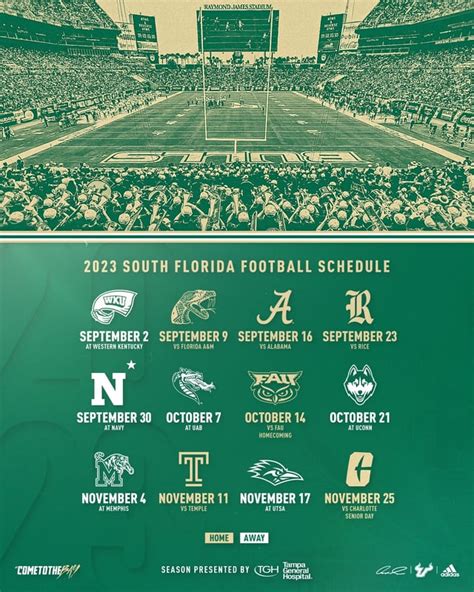 usf football schedule 2023 schedule