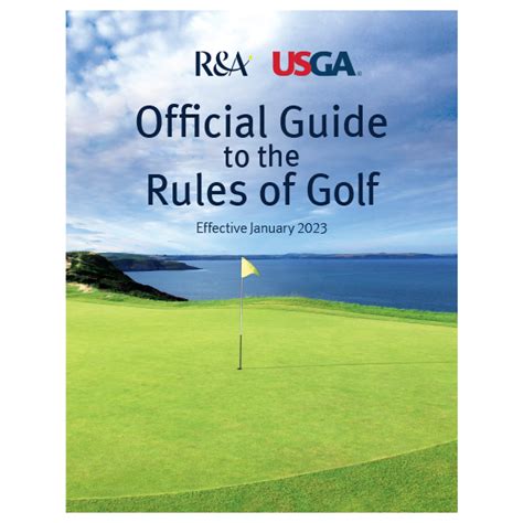 usga rules of golf book