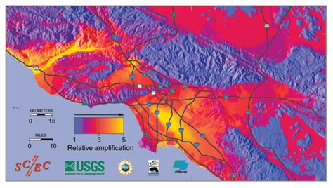 usgs earthquake map los angeles