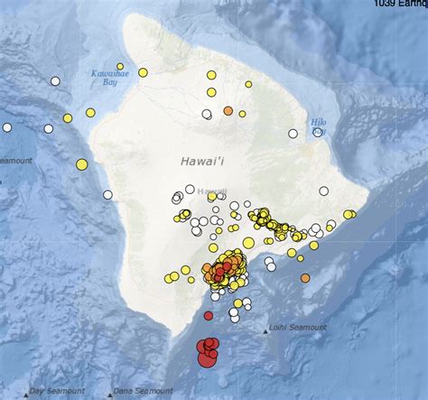 usgs earthquakes hawaii today