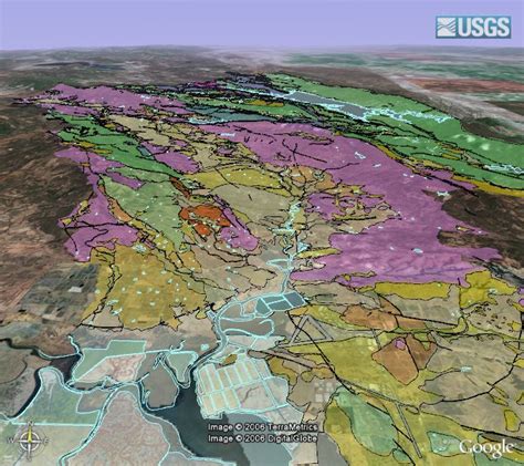 usgs geologic maps google earth