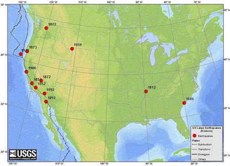 usgs near real time earthquake map