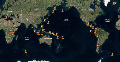 usgs volcanic eruptions today map