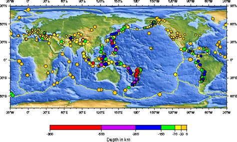 usgs world earthquake map