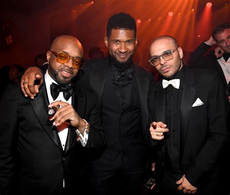 usher at diddy parties