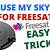 using sky dish with freesat