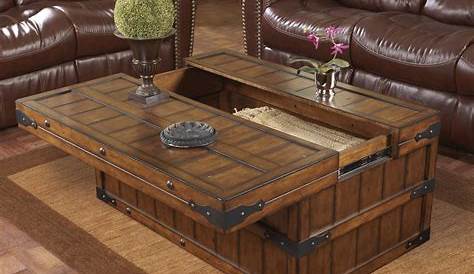 Using Trunks As Coffee Tables