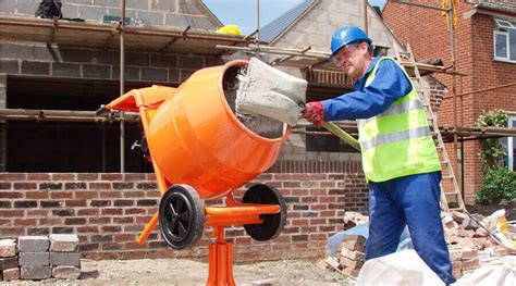 Using A Belle Cement Mixer