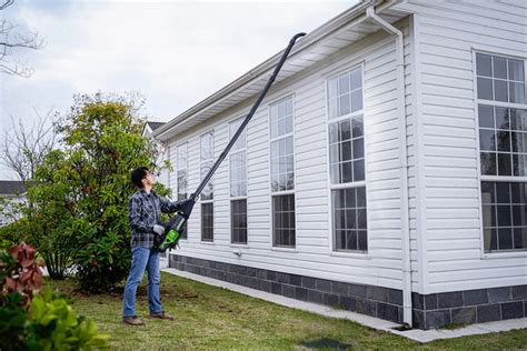 Using A Blower To Clean Gutters