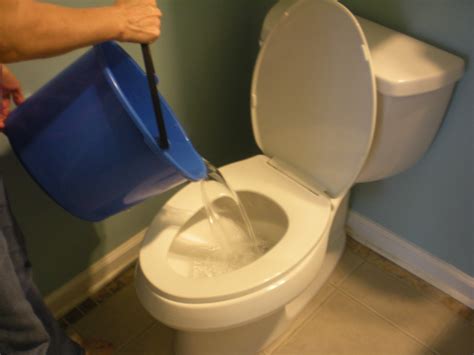 Using A Bucket Toilet
