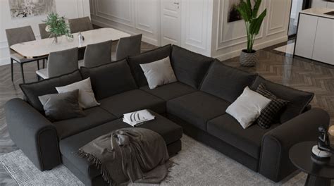 Using A Couch To Divide A Room