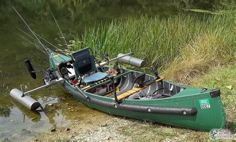 using a fishing canoe