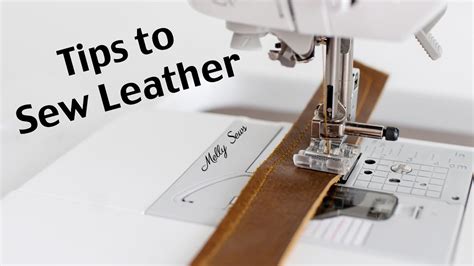 Using A Leather Sewing Machine