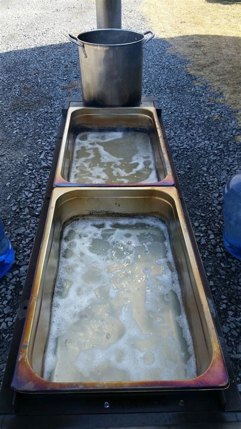 Using A Maple Syrup Evaporator