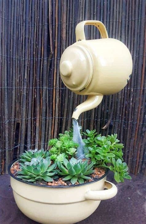 Using A Teapot As A Planter