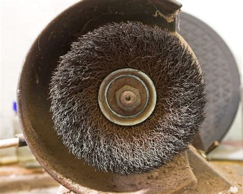 Using A Wire Wheel On An Angle Grinder